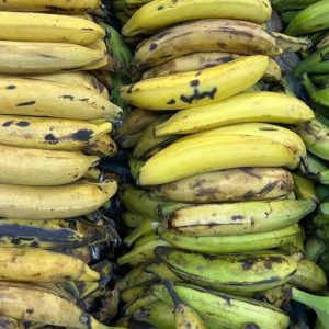 Platano bien maduro