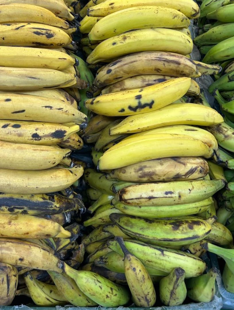 Platano bien maduro